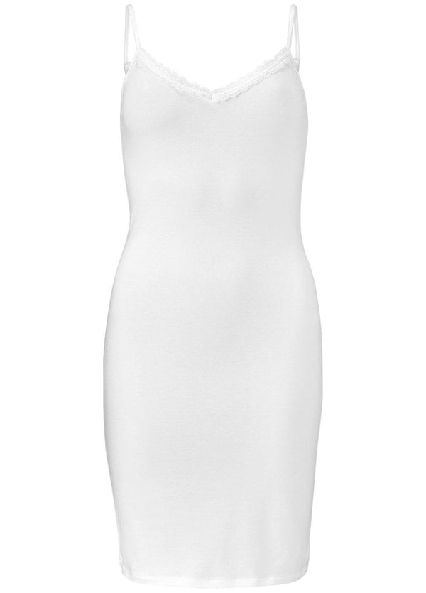 Modströms Toy strap dress - White. Køb toppe her.