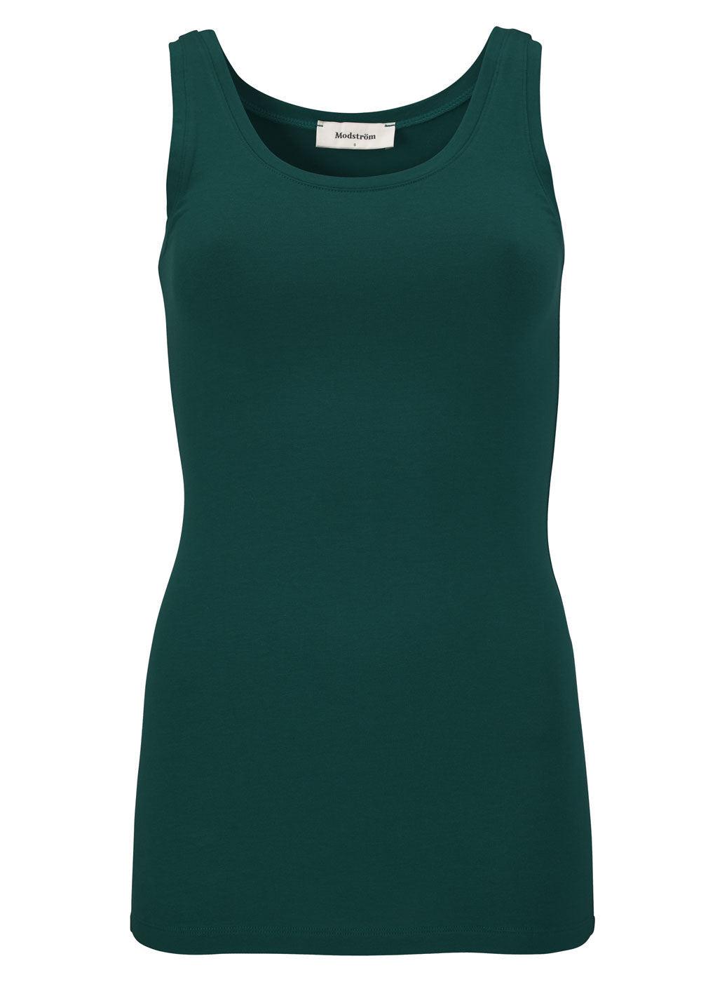 Modströms Tulla S XS L XL - Bottle Green. Køb toppe her.