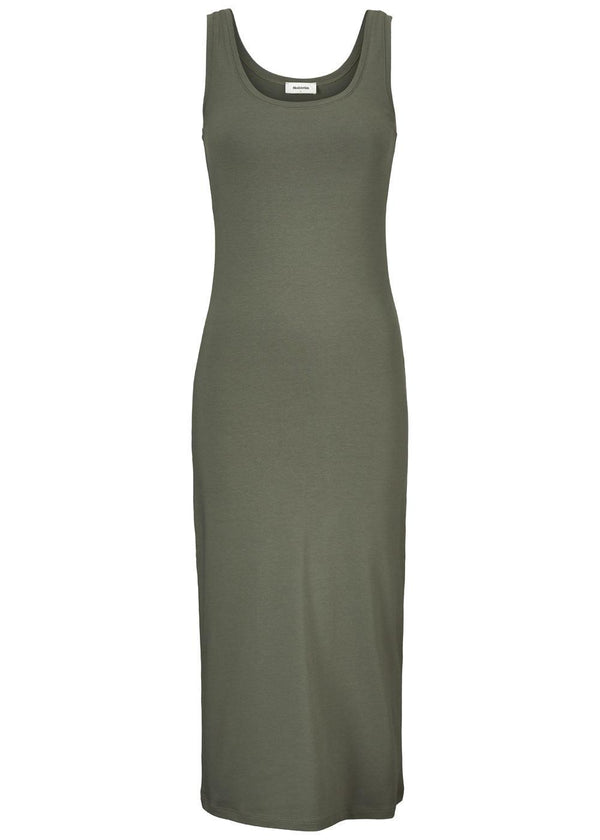 Modströms Tulla x-long - Dark Khaki. Køb kjoler her.