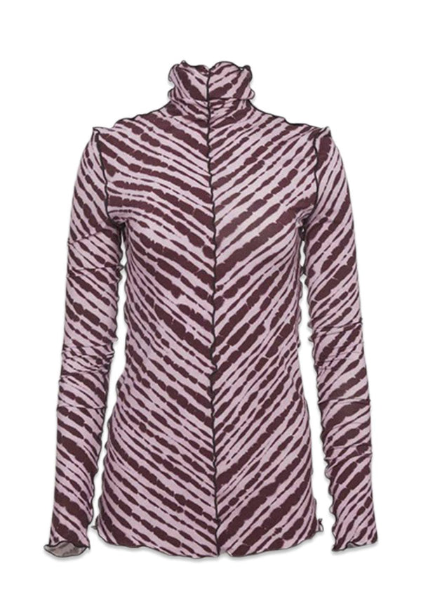 Proenza Schoulers Turtleneck - Light Pink/Plum. Køb blouses her.