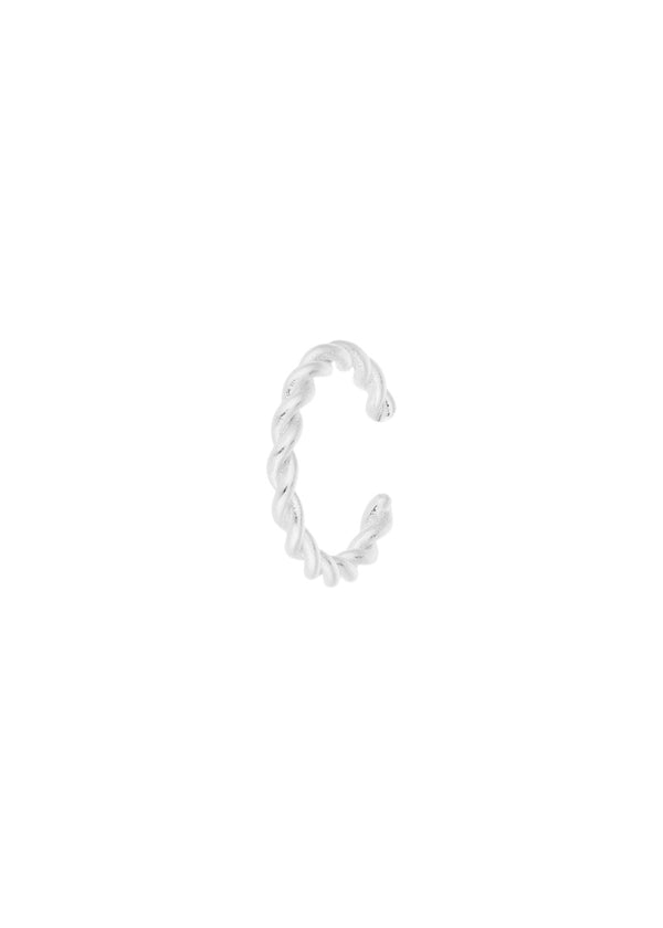 Pernille Corydons Twisted Ear Cuff - Silver. Køb øreringe her.