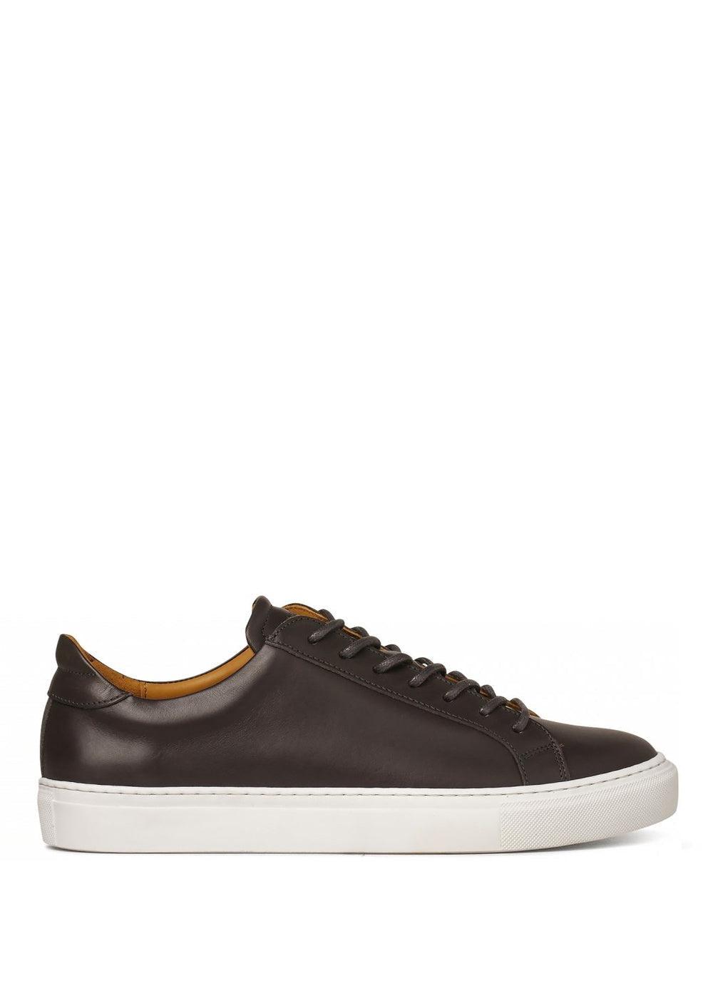 Garment Projects Type Lux - Grey Leather - Grey. Køb sneakers her.