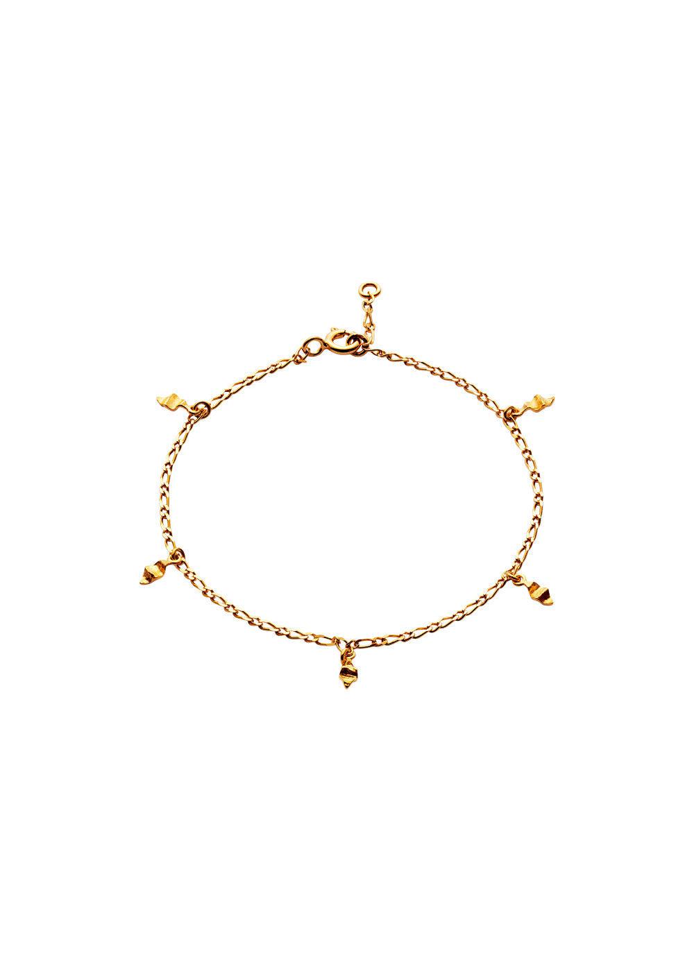 Maanestens Una Small Bracelet - Sterling Silver (925) Gold Pla. Køb armbånd her.