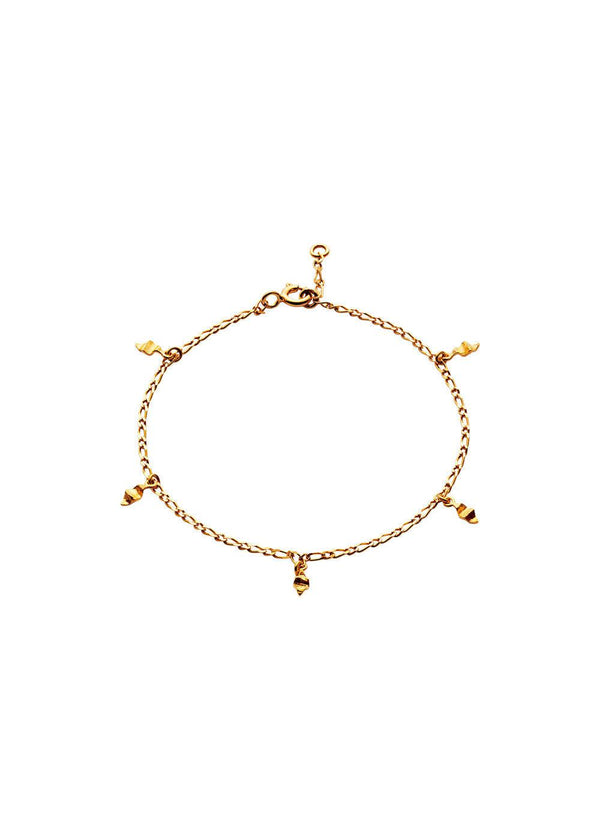 Maanestens Una Small Bracelet - Sterling Silver (925) Gold Pla. Køb armbånd her.