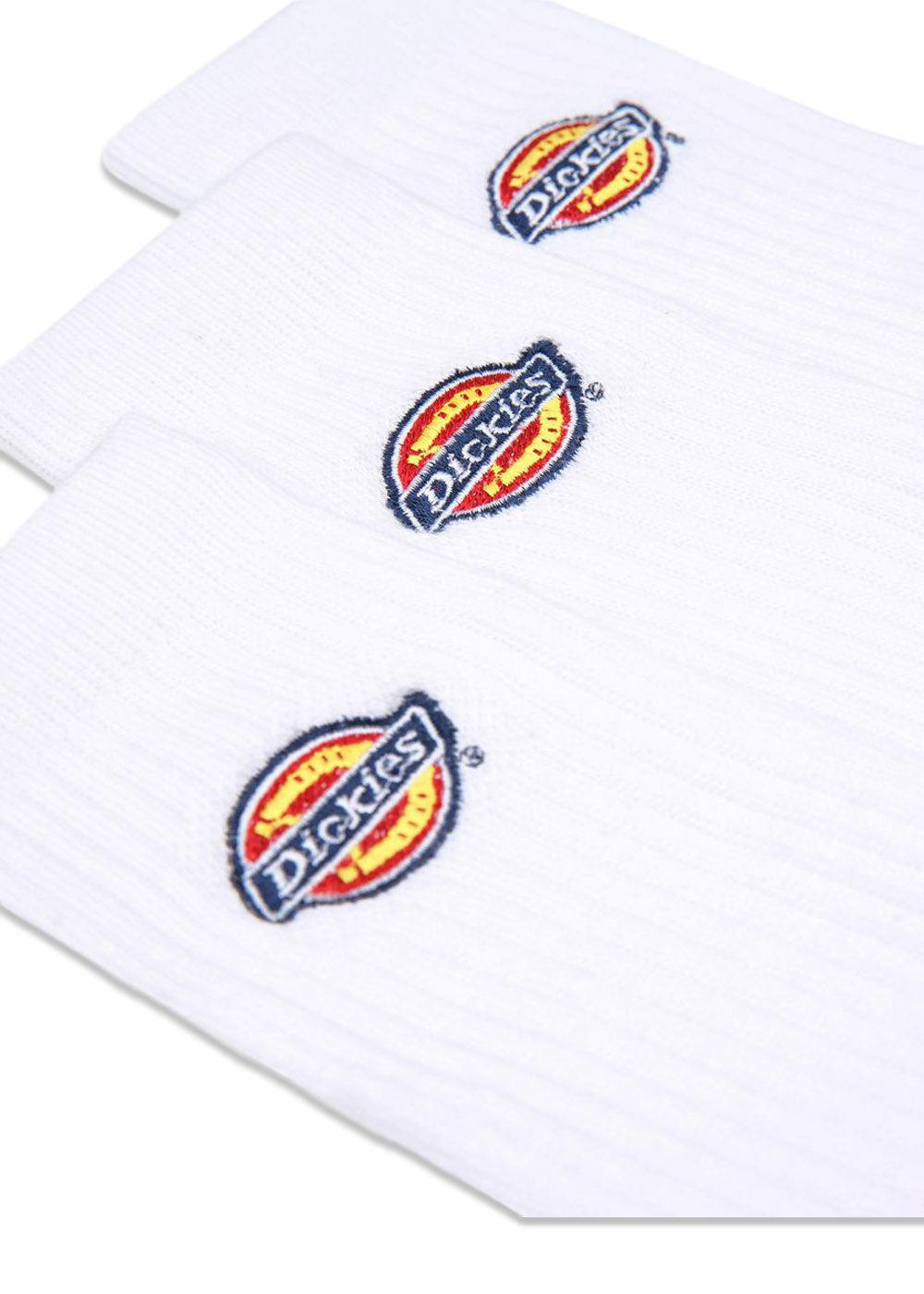 Dickies' VALLEY GROVE EMBROIDERED SOCK - White. Køb socks/stockings her.