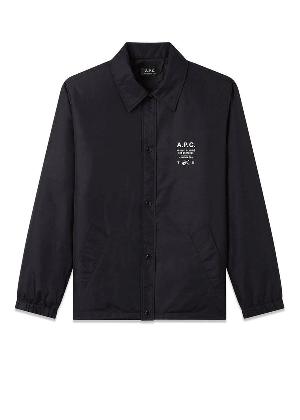 A.P.C's Vadim Jacket - Black. Køb overtøj her.