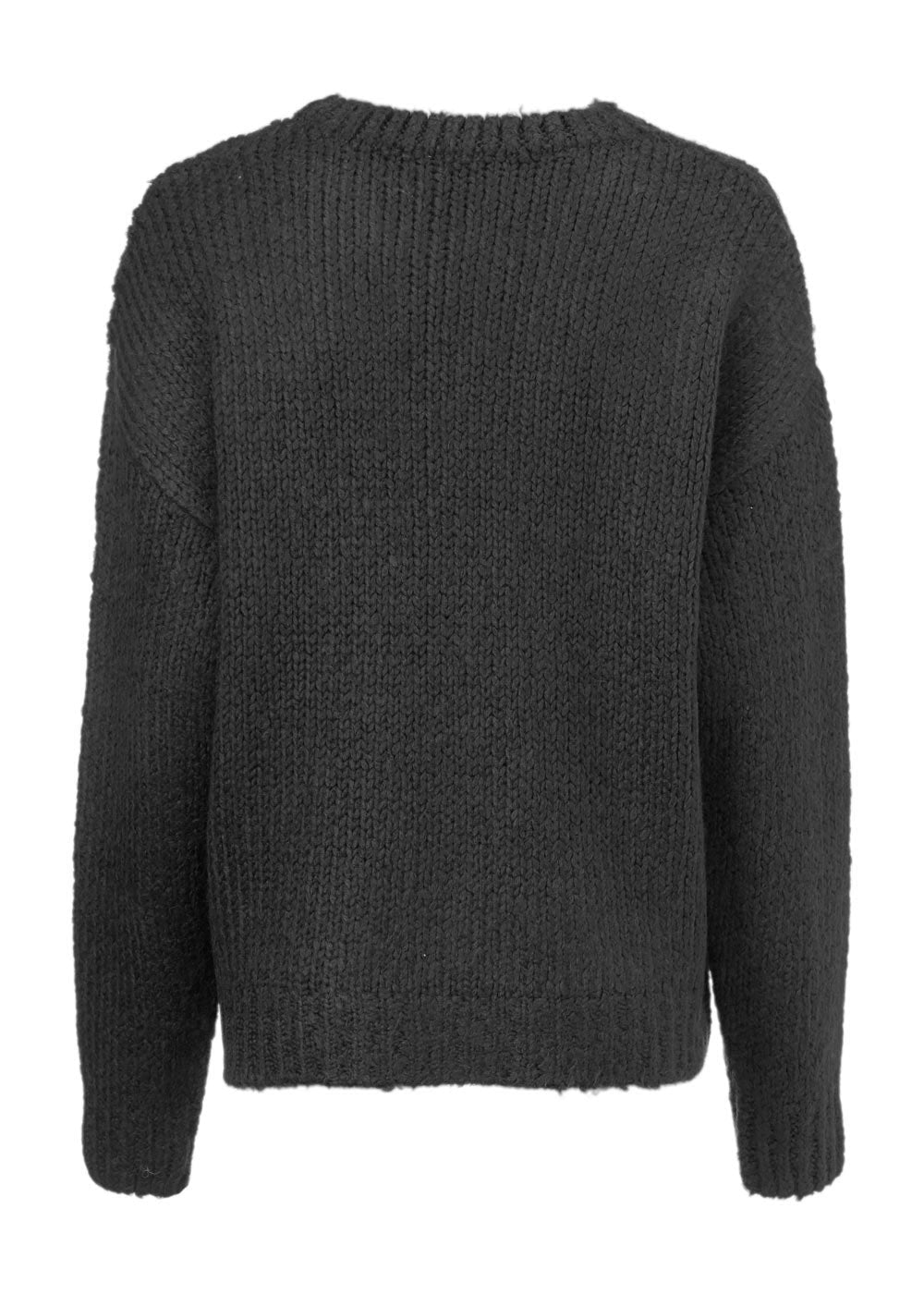 Valentia o-neck - Black