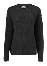 Modströms Valentia o-neck - Black. Køb strik her.