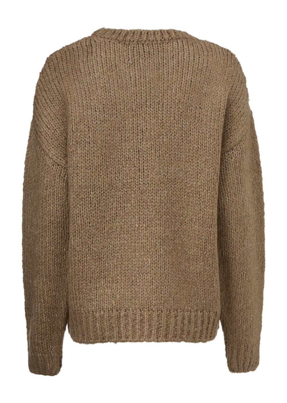 Valentia o-neck - Camel