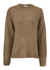 Modströms Valentia o-neck - Camel. Køb strik her.