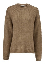 Modströms Valentia o-neck - Camel. Køb strik her.