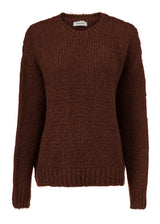 Modströms Valentia o-neck - Mocha Bisque. Køb strik her.