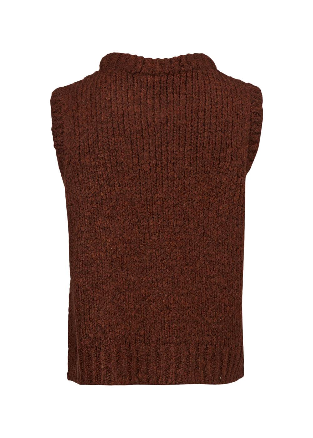 Valentia vest - Mocha Bisque
