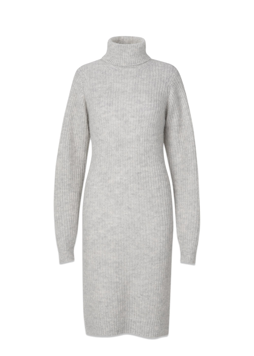 The Garments Verbier Knit Dress - Heather Grey Melange. Køb kjoler her.