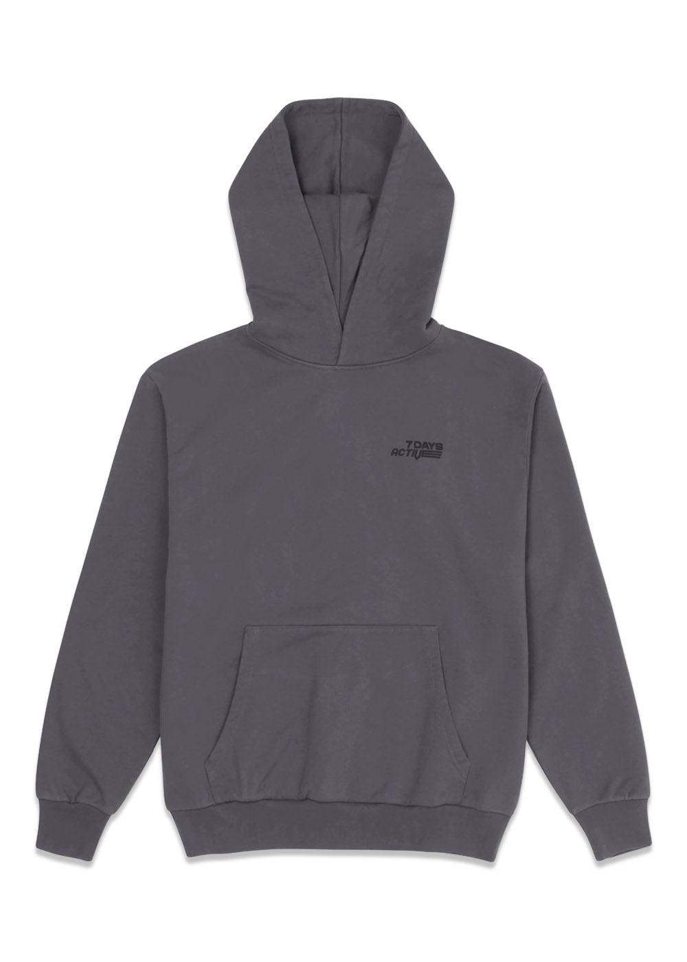7 Days' Vintage Hoodie - Iron. Køb sweatshirts her.