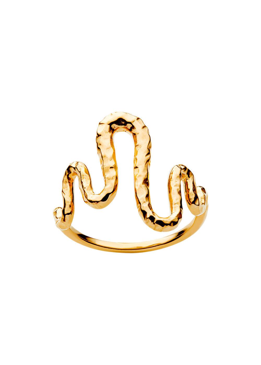 Maanestens Viva Ring - Sterling Silver (925) Gold Pla. Køb ringe her.