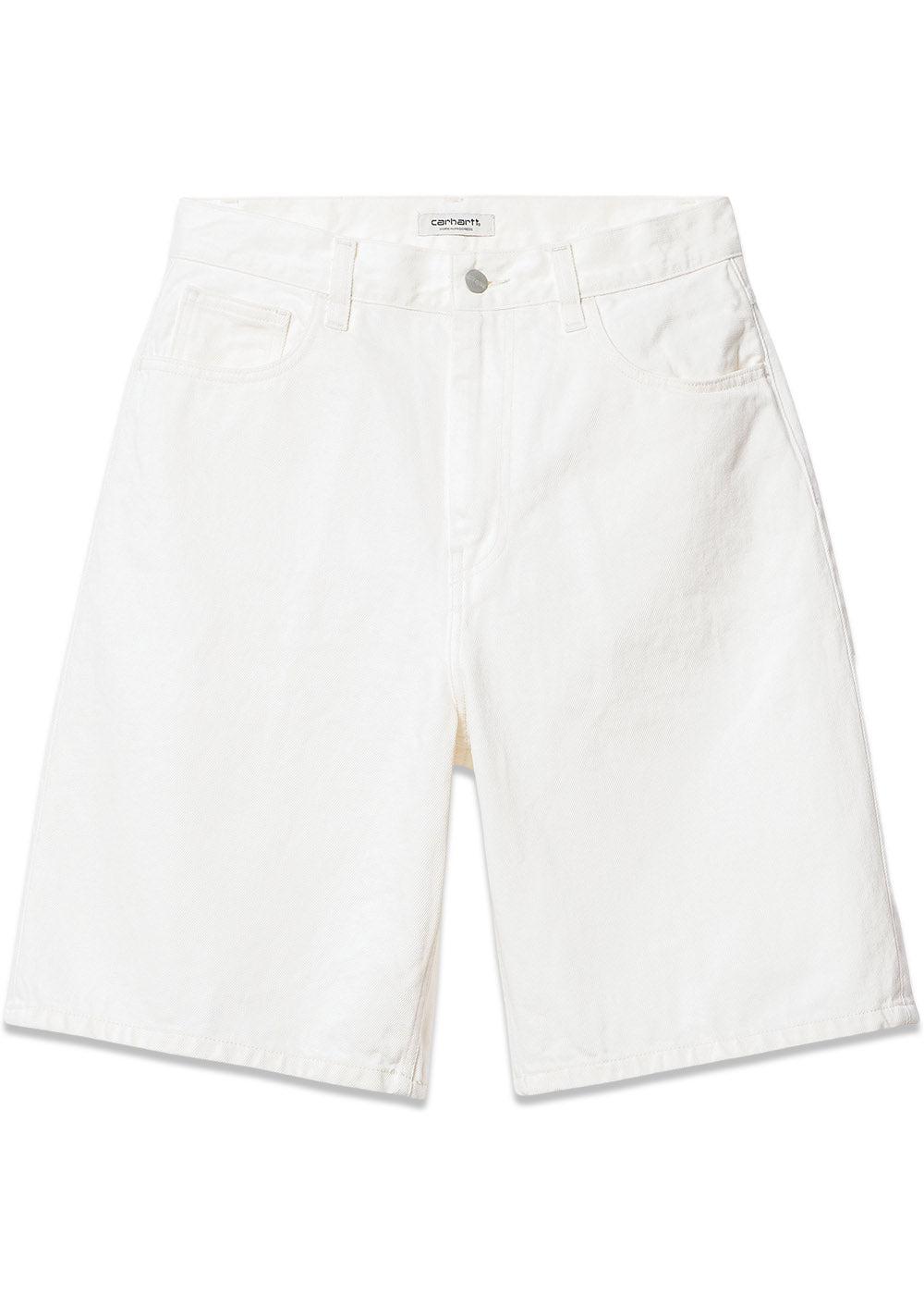 Carhartt WIP's W' Brandon Short - White Rinsed. Køb shorts her.