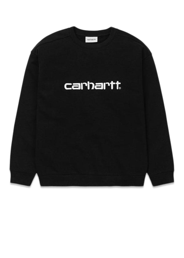 Carhartt WIP's W' Carhartt Sweat - Black / White. Køb sweatshirts her.