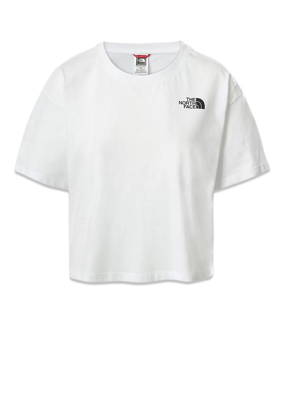 The North Faces W Cropped SD Tee - Tnf White. Køb t-shirts her.