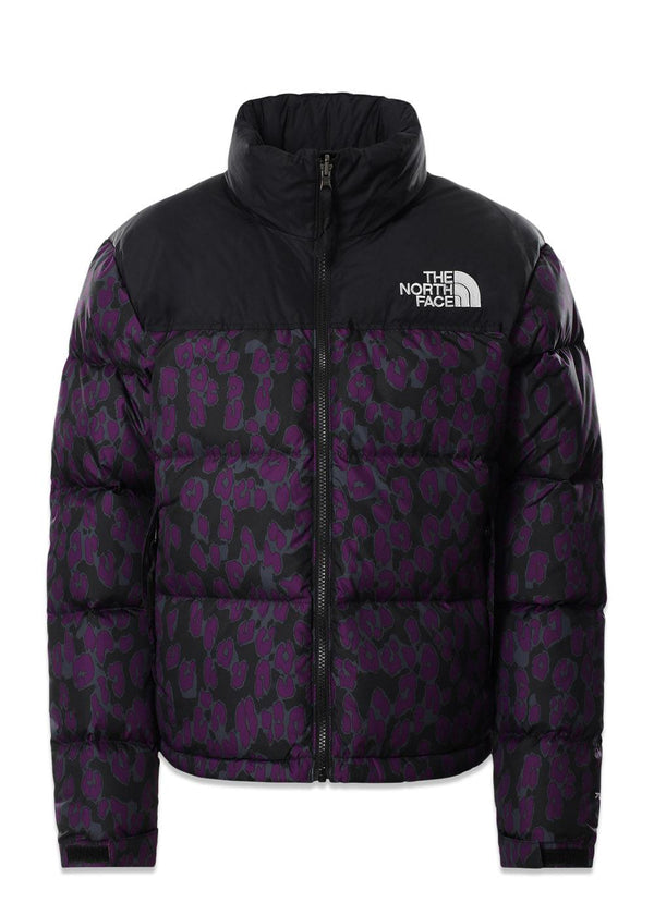 The North Faces W PRINTED 1996 RETRO NUPTSE - Gravitypurpleleopardprint. Køb overtøj her.