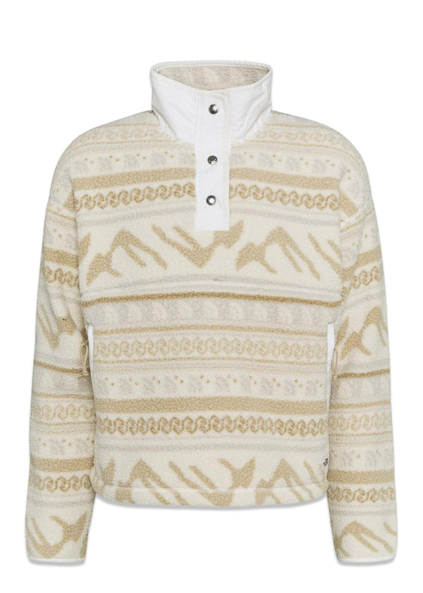 The North Faces W Printed Cragmont Fleece - Gardenia White. Køb fleece her.