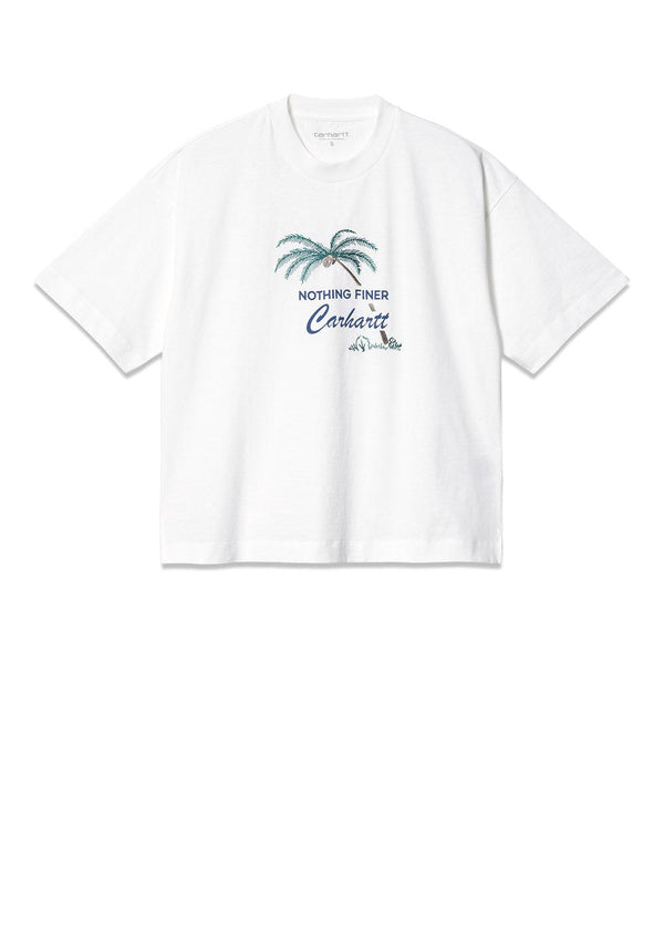 Carhartt WIP's W' S/S Finer T-Shirt - White. Køb t-shirts her.