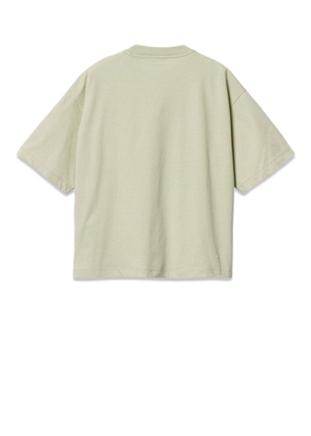 W' S/S Palm Script T-Shirt - Agave