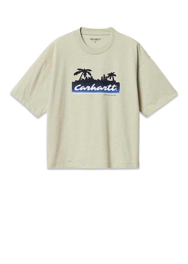 Carhartt WIP's W' S/S Palm Script T-Shirt - Agave. Køb t-shirts her.