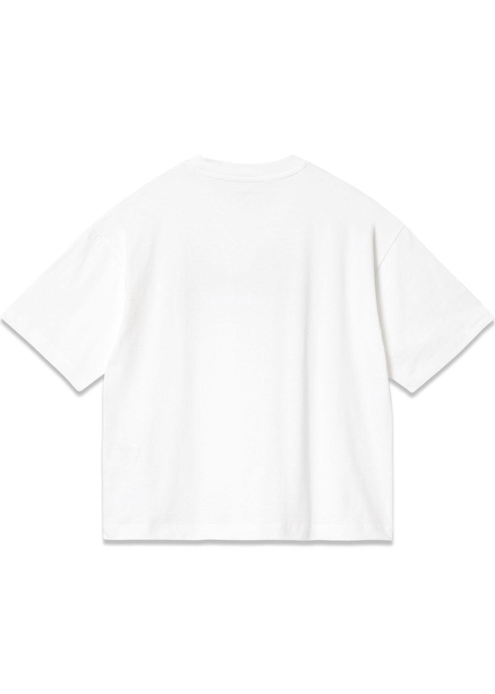 W' S/S Palm Script T-Shirt - White