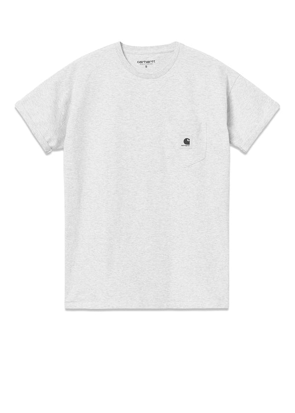 Carhartt WIP's W' S/S Pocket T-Shirt - Ash Heather. Køb t-shirts her.