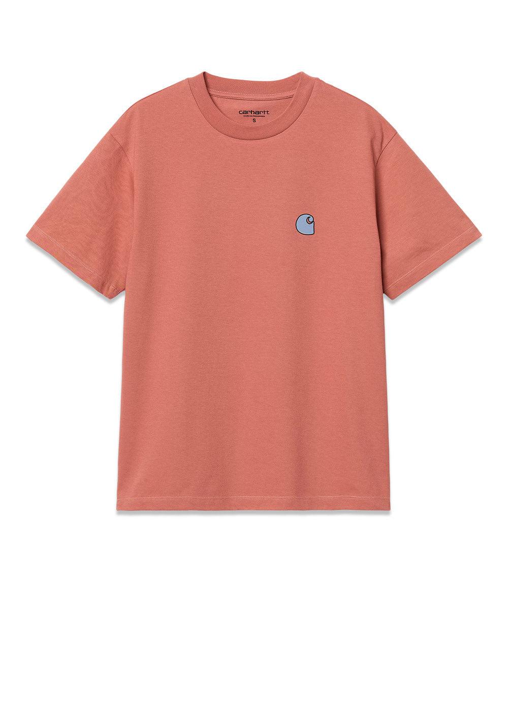 Carhartt WIP's W' S/S Putty T-Shirt - Misty Blush. Køb t-shirts her.