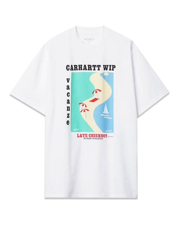 Carhartt WIP's W' S/S Vacanze T-Shirt - White. Køb t-shirts her.