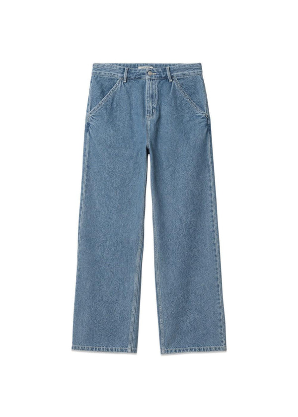 Carhartt WIP's W' Simple Pant - Blue Heavy Stone Wash. Køb jeans her.