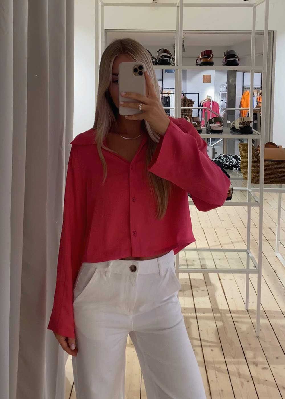 WIDLAND - Magenta-Shirts-American Vintage-Butler Loftet