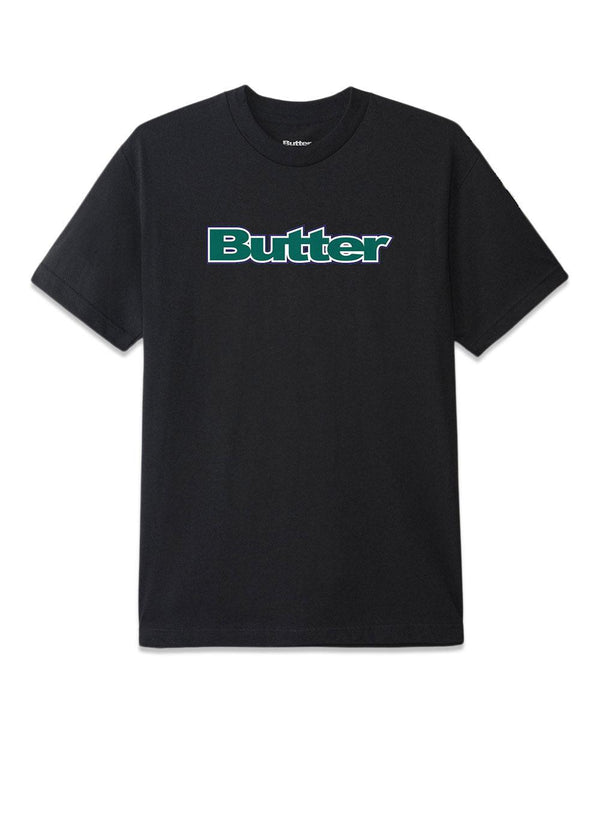 Butter Goods' WORDMARK TEE - Black. Køb t-shirts her.
