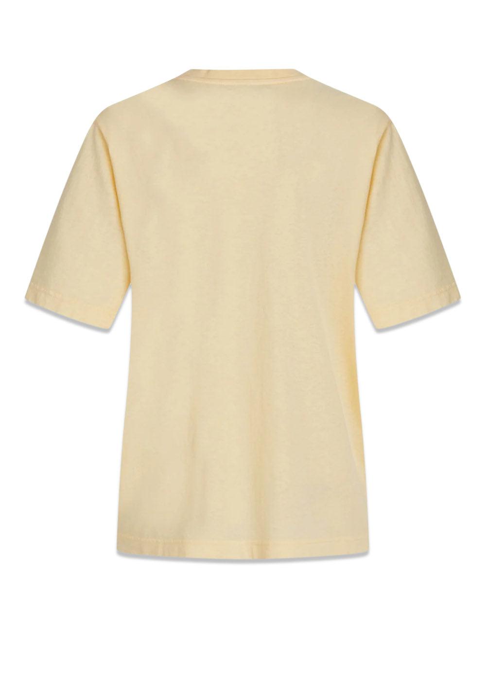 Washed Jersey Dassel Tee - Double Cream