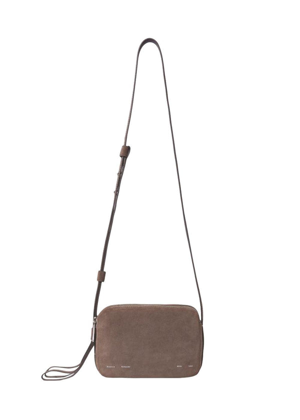 Proenza Schoulers Watts Suede Camera Bag - Graphite. Køb bags her.