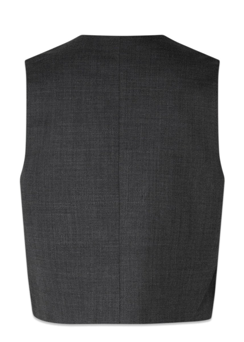Windsor Vest - Grey Melange Blouses820_19218_GreyMelange_345712734703175- Butler Loftet