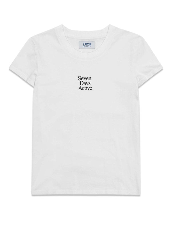 7 Days' Womens tee - White. Køb t-shirts her.