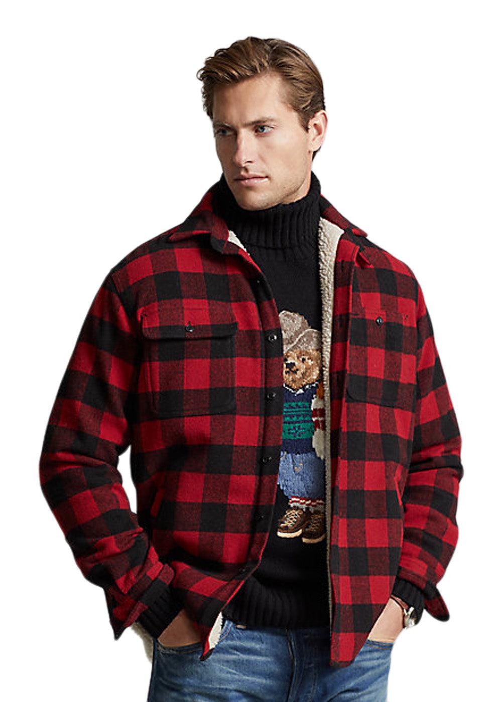 Wool Flannel Jacket - Red