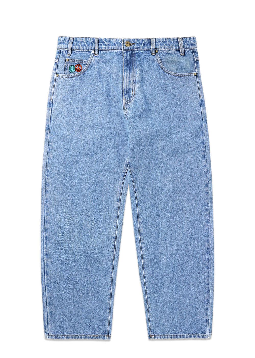 Butter Goods' World Peace Denim Jeans - Washed Indigo. Køb jeans her.