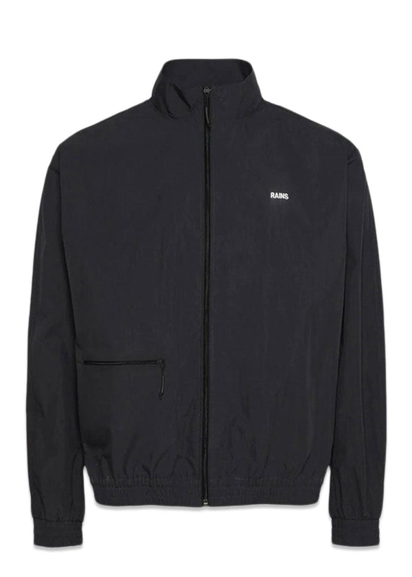 Rains' Woven Jacket - Black. Køb regnjakker her.