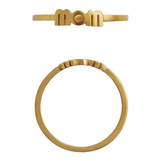 Stine A's Wow Mom Ring Gold-56 - Gold. Køb ringe her.