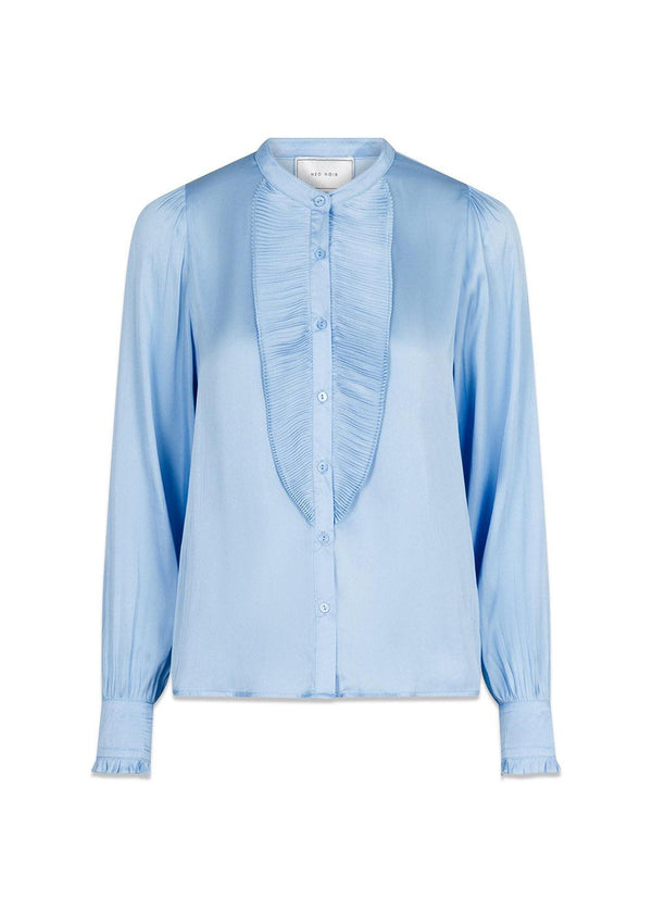 Neo Noirs Zola Blouse - Light Blue. Køb blouses her.