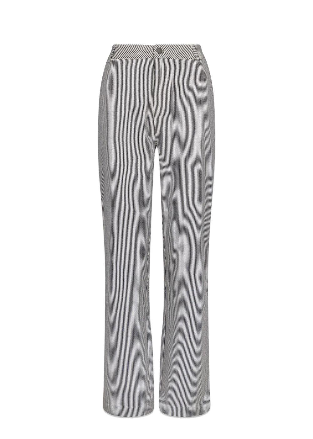 Neo Noirs Zuzan Stripe Pants - Off White. Køb bukser her.