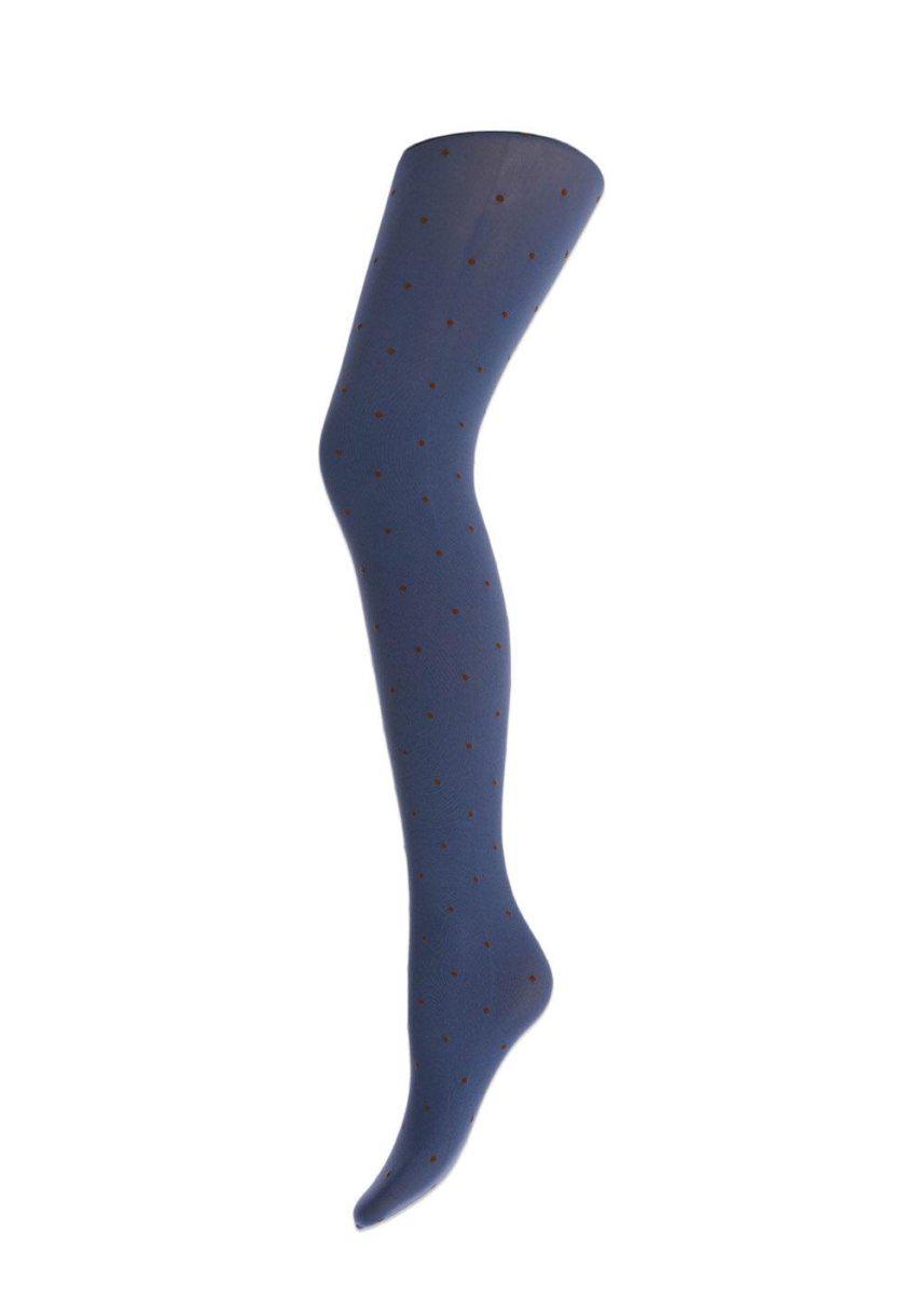A MOI's agnes tights 80 denier - Blue Dot. Køb socks/stockings her.