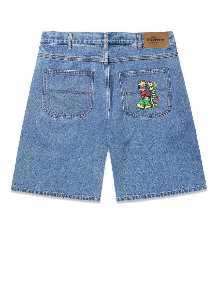 bass denim shorts - Washed Indigo Shorts814_BGQ2D110_washedindigo_282050820220452- Butler Loftet