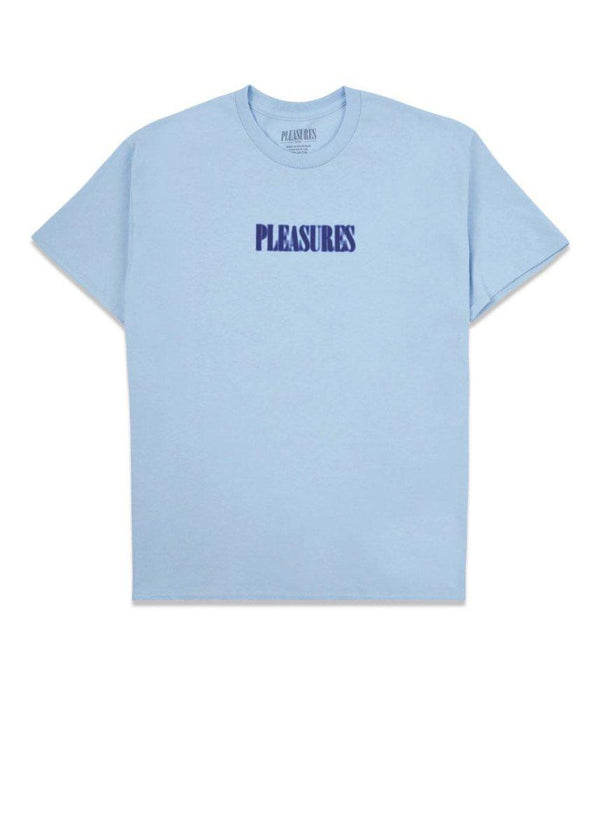 Pleasures' blurry t-shirt - Carolina Blue. Køb t-shirts her.