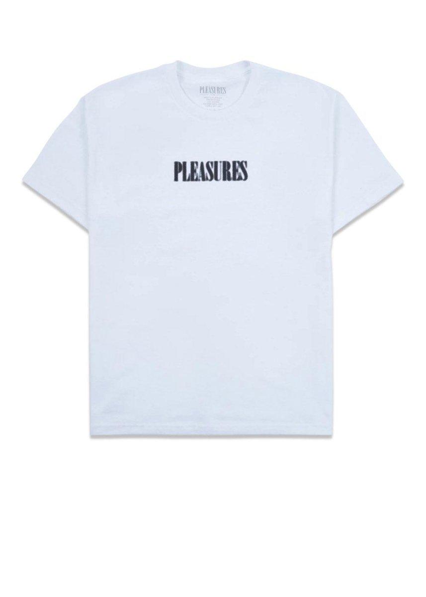 Pleasures' blurry t-shirt - White. Køb t-shirts her.