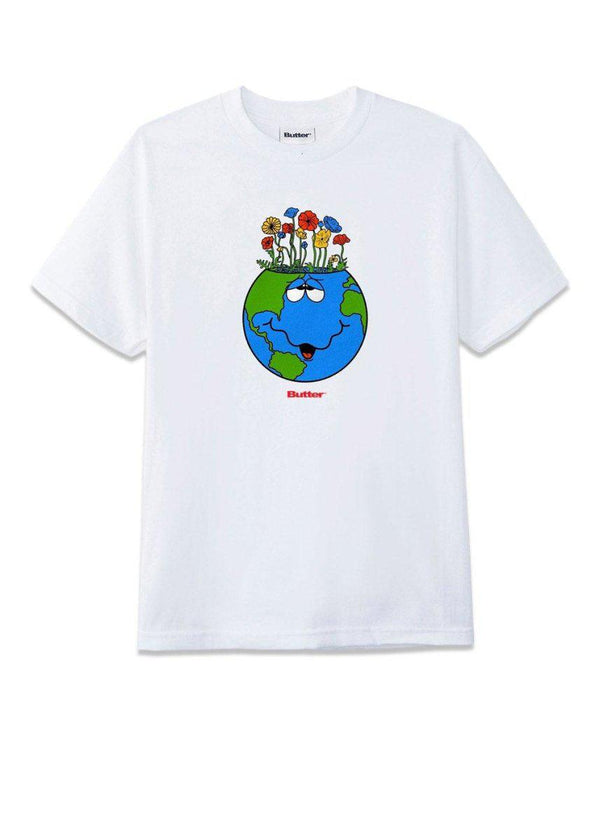 Butter Goods' grow tee - White. Køb t-shirts her.